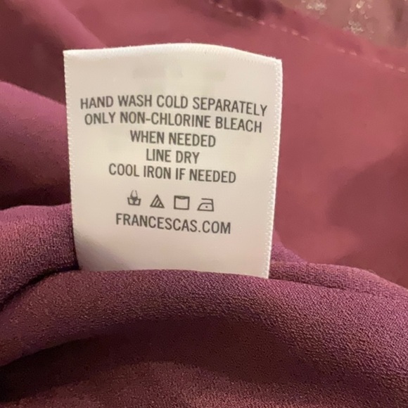 Francesca’s Collections | Purple “Zelda” Shimmer Mini Shift Dress - Picture 13 of 13